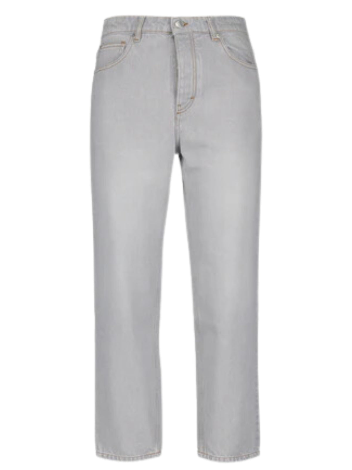Ami Jeans Tapered Fit Denim Javel Grey