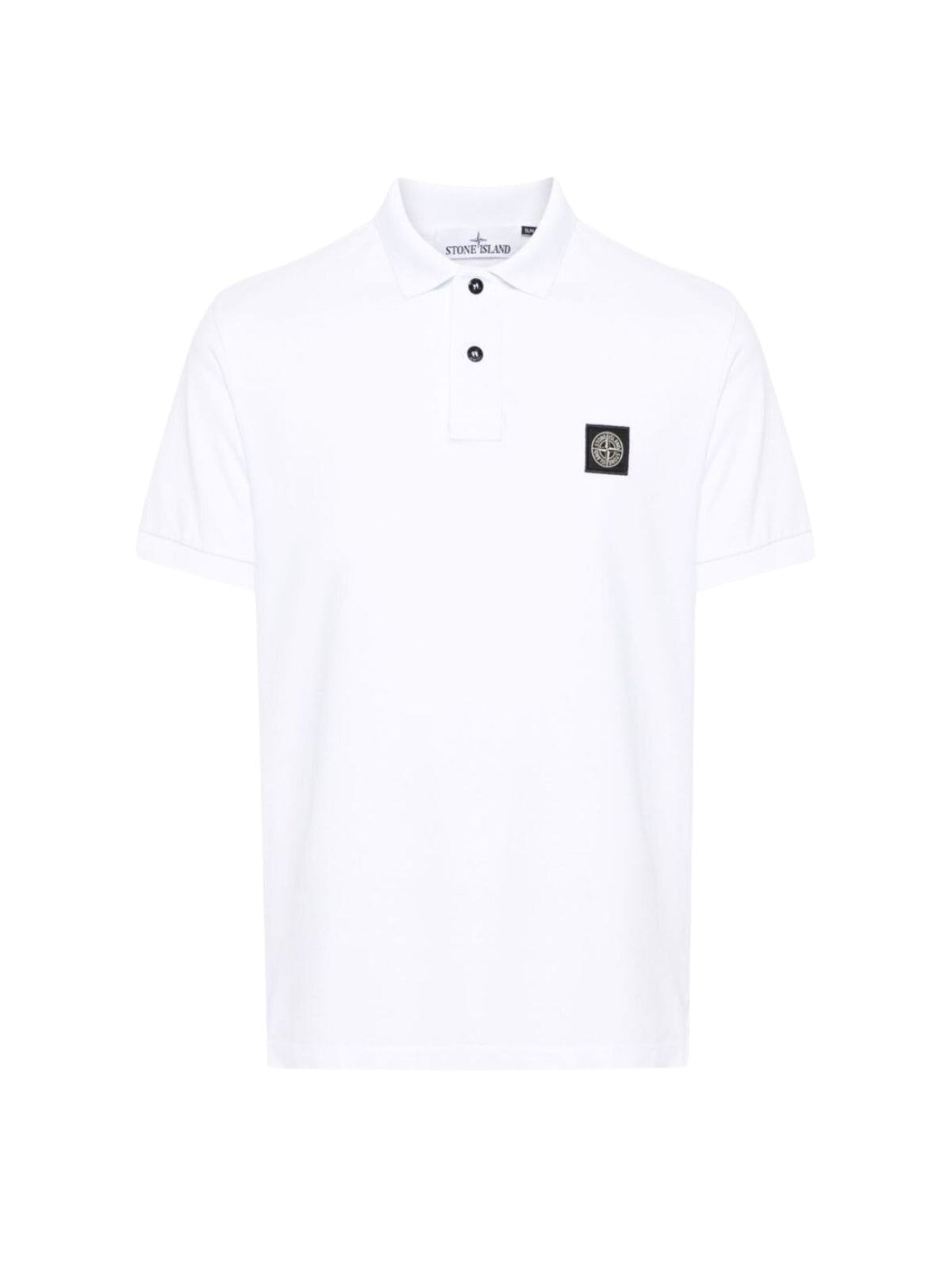 Stone Island Golfer Logo White
