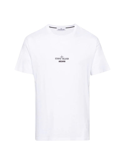 Stone Island T-Shirt Logo White
