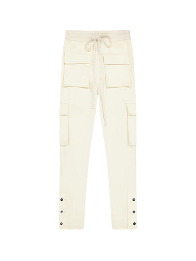 Mouty Cargo Pants Front Pocket Ecru