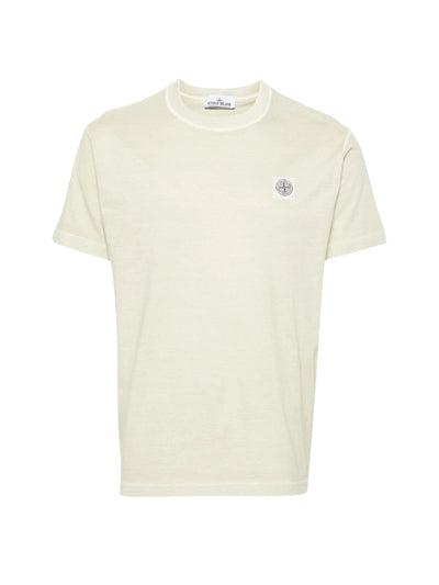 Stone Island T-Shirt Logo Cream