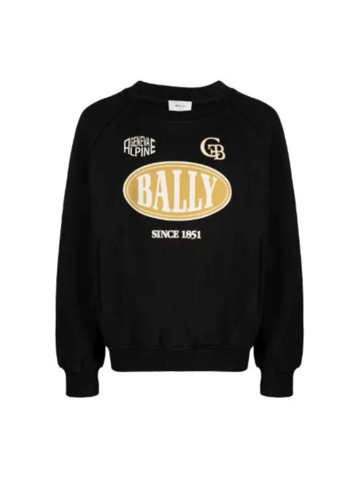 Bally Sweater Oval Logo Black