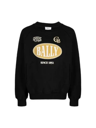 Bally Sweater Oval Logo Black
