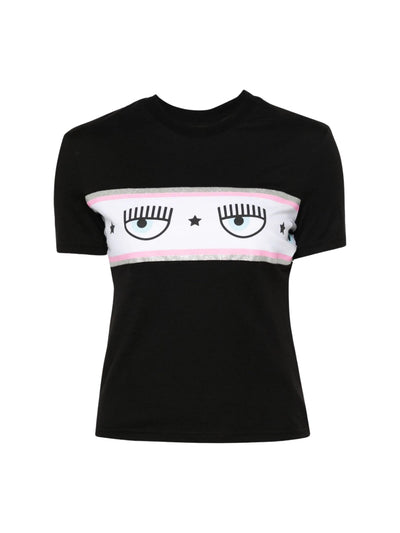 Chiara Ferragni T-Shirt Ladies Eyes Black