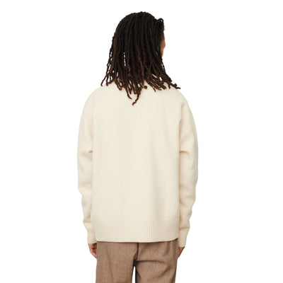 Ami Sweater De Coeur Logo Vanilla