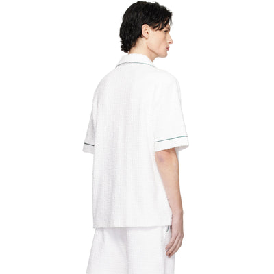 Casablanca Shirt Unisex Open Collar Light Blue