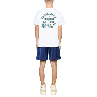 Casablanca T-Shirt Beauty Of The World White