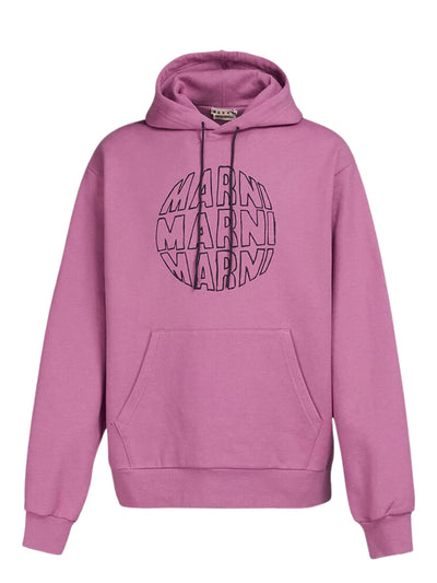 Marni Hoodie Logo Purple