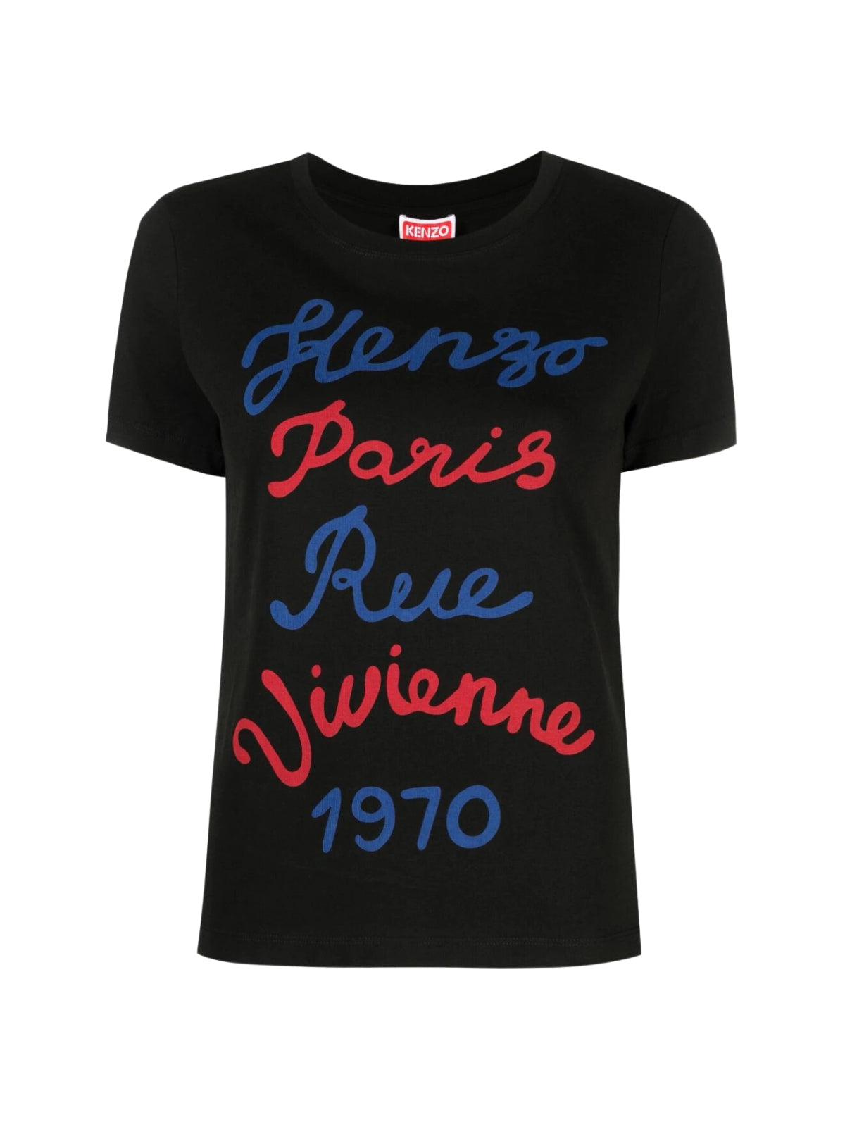 Kenzo Crew Allover Print Black