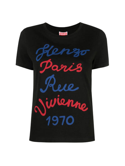 Kenzo Crew Allover Print Black