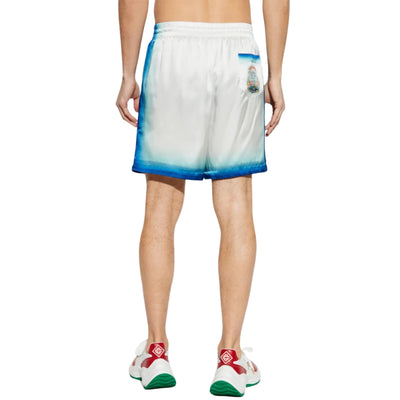 Casablanca Shorts Casa Way Skate White-Blue