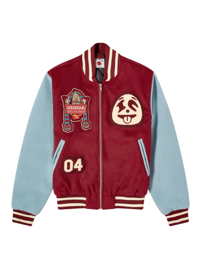 Ice-Cream Jacket Diner Team Varsity Burgundy