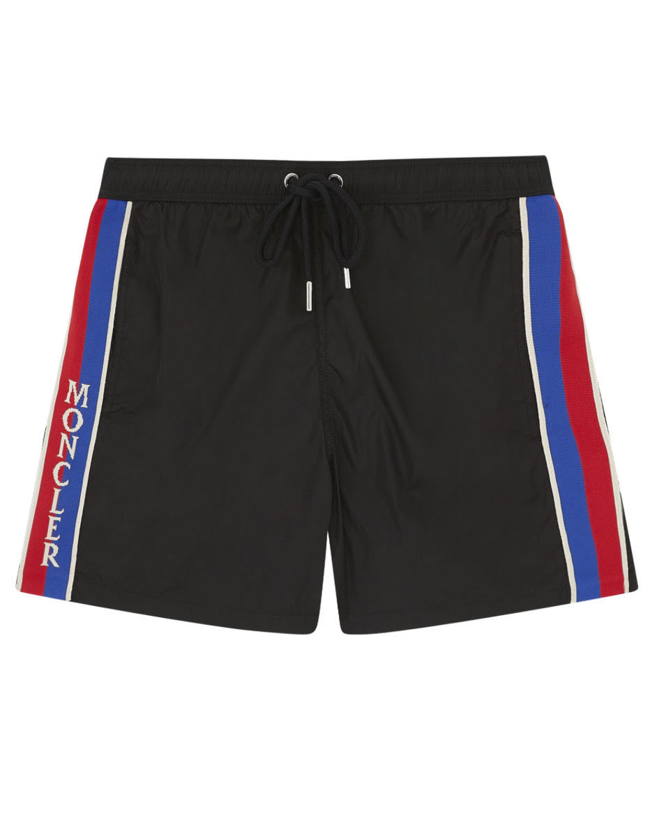 Moncler Shorts Print Black