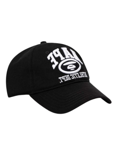Aape Cap Athletic Dept Logo Black-White