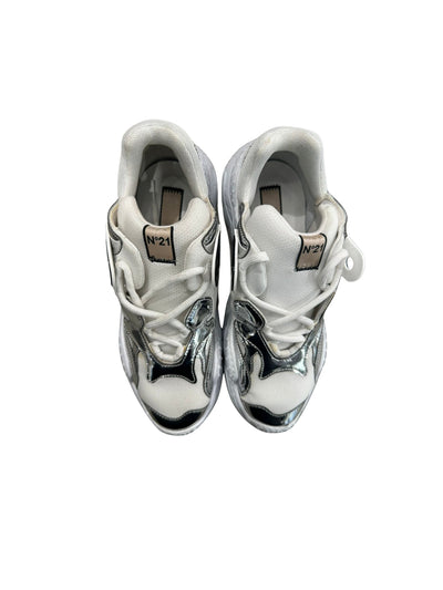 N21 Sneaker Billy White-Silver