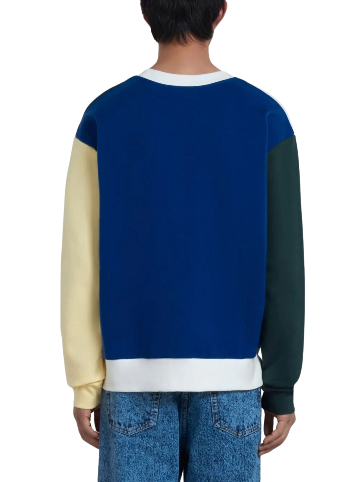 Marni Sweater Colour Block Logo Multi Colour