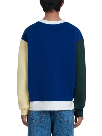 Marni Sweater Colour Block Logo Multi Colour