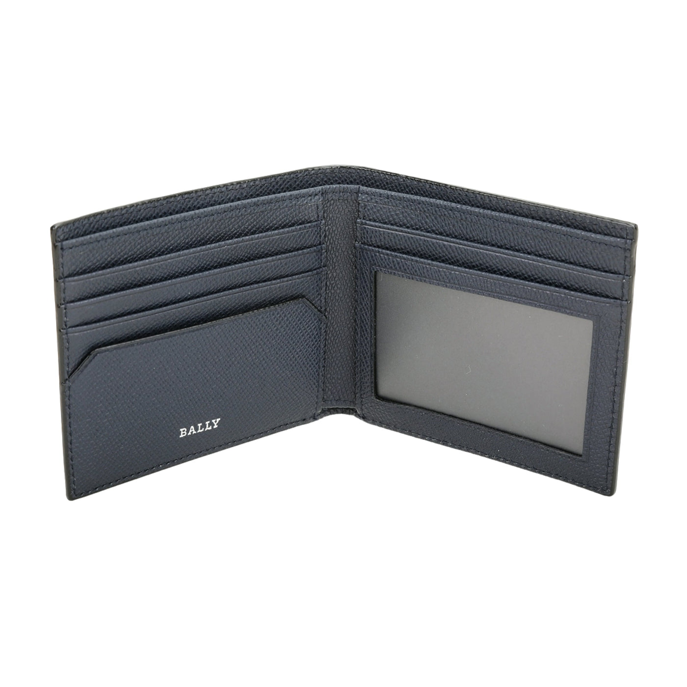 Bally Wallet Strip Logo White-Black