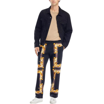Bally Track Pants Graphic Print Black