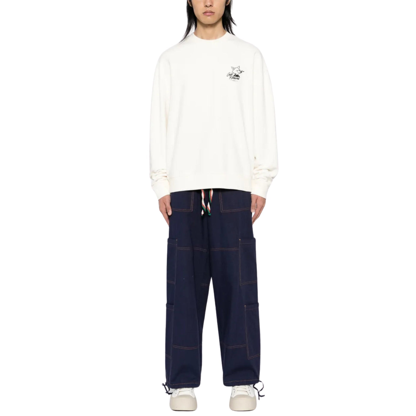 Cafe Kitsune Sweater Fox Relaxed Tapioca