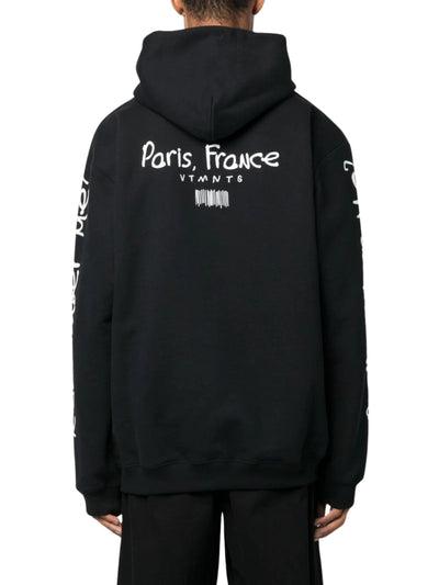 Vtmnts Sweater Remember Me Hoodie Black