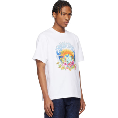 Casablanca T-Shirt Surf Trip White