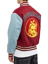 Ice-Cream Jacket Diner Team Varsity Burgundy