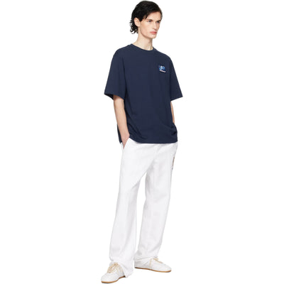 Casablanca T-Shirt Greek Temple Patch Navy