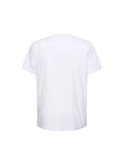 Moncler T-Shirt Centre Logo White