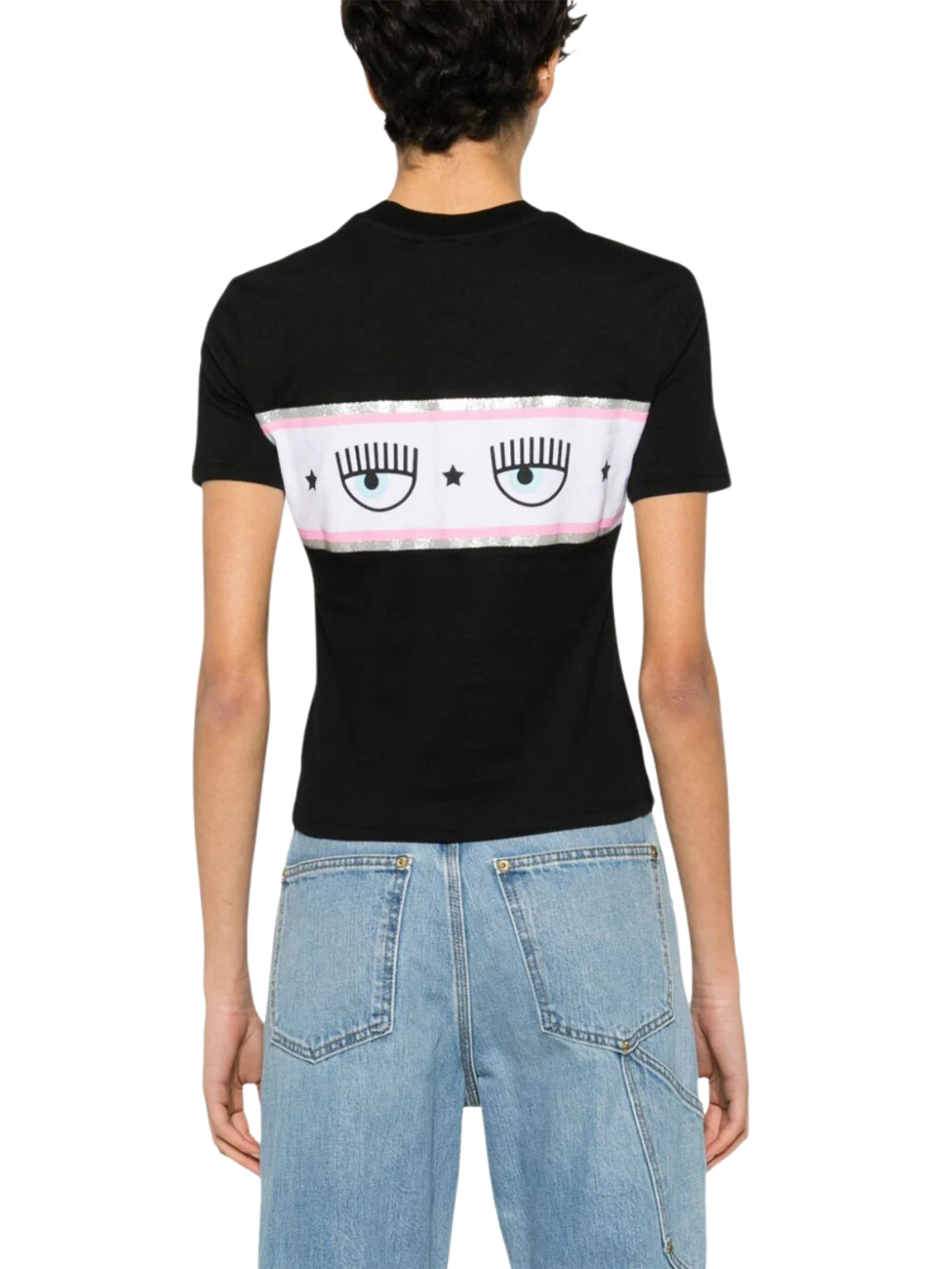 Chiara Ferragni T-Shirt Ladies Eyes Black