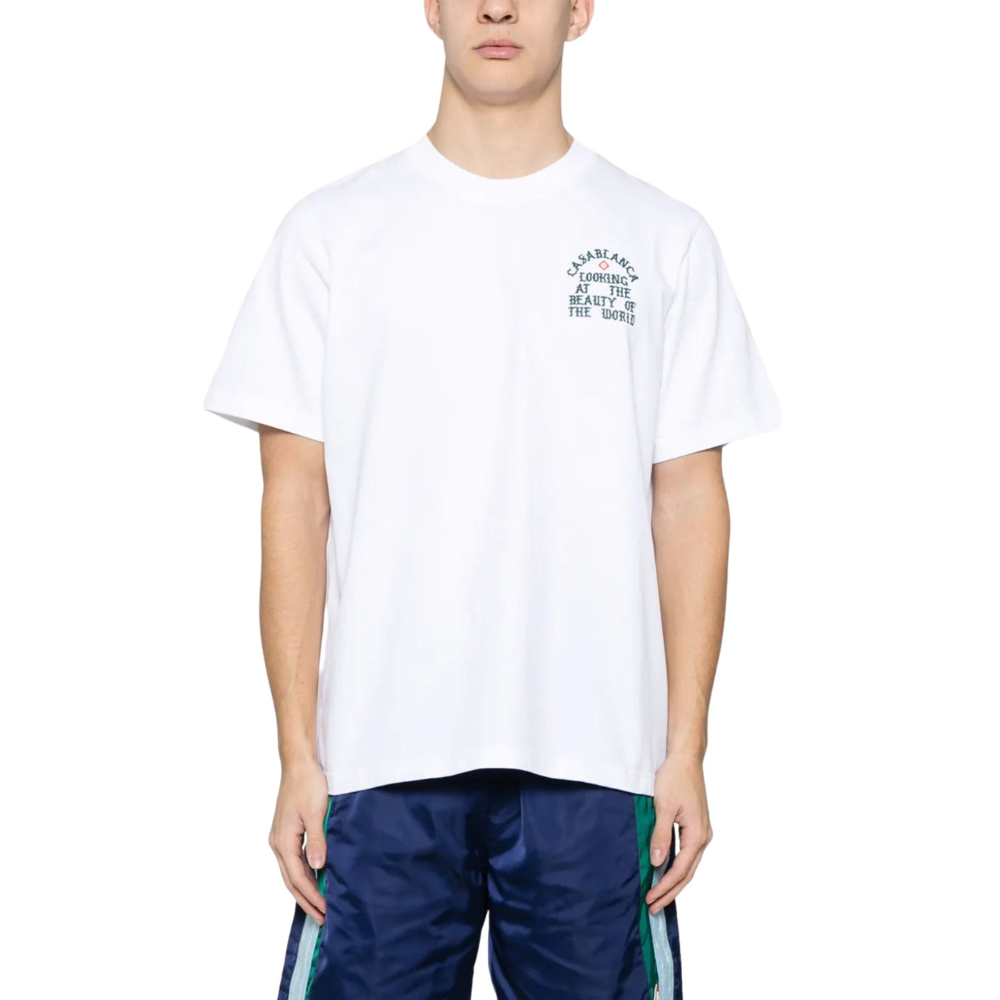 Casablanca T-Shirt Beauty Of The World White