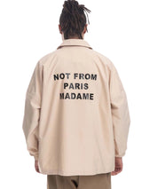 Drole De Monsieur Jacket  Logo Cream