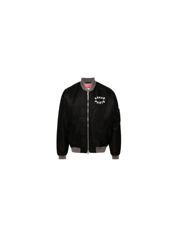 Kenzo Jacket Bomber Logo Black