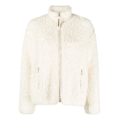 Jil Sander Jacket Zip Down Cream