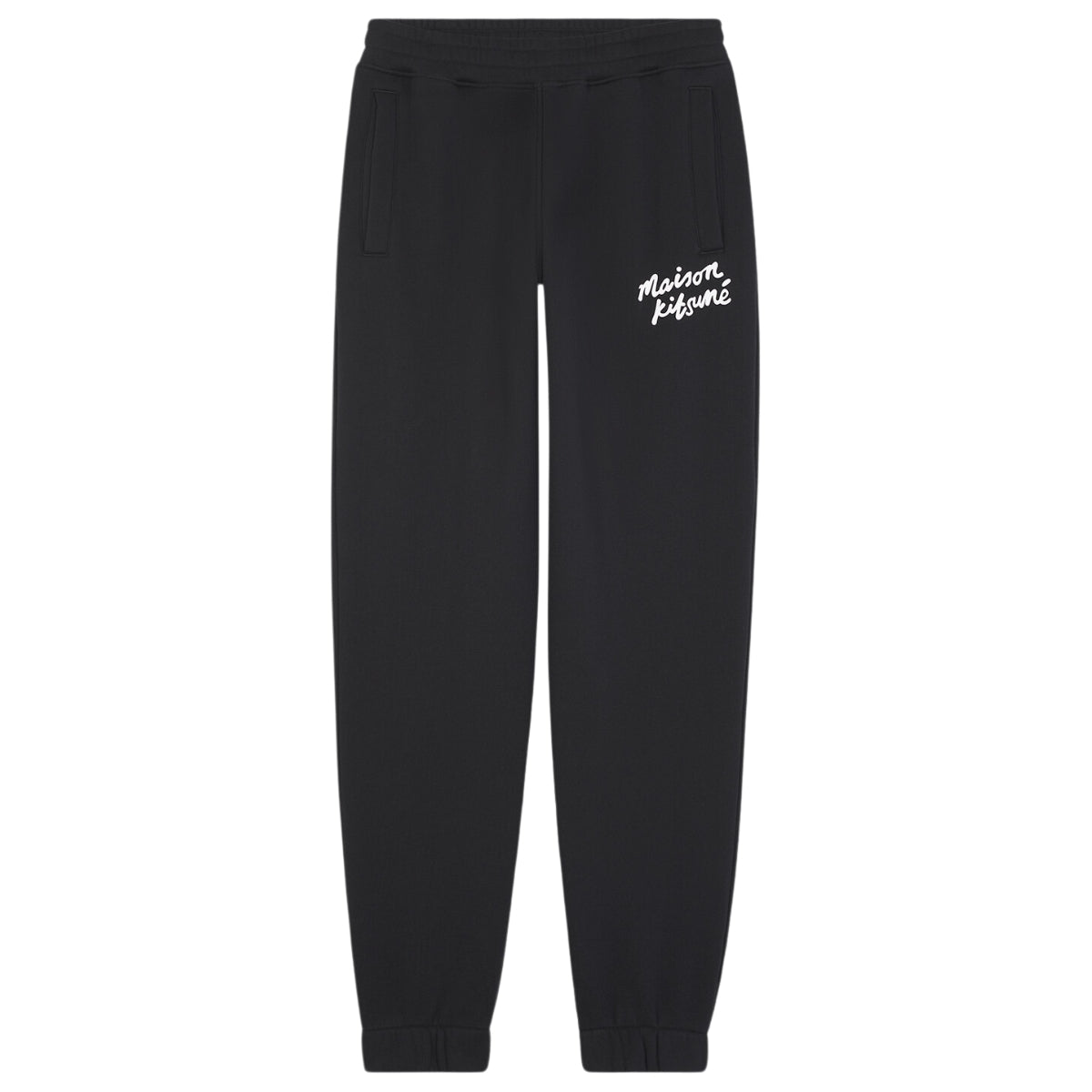Maison Kitsune Track Pants Logo Black
