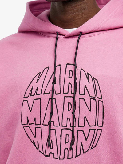 Marni Hoodie Logo Purple