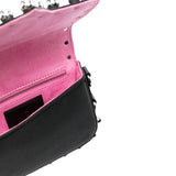 Chiara Ferragni Bag Eyelike Studs Black-Silver