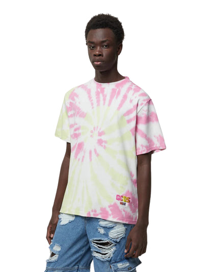 Gcds  T-Shirt Spiral Color Pinkgreen