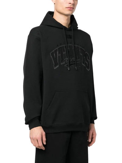 Vtmnts Logo Hoodie Black
