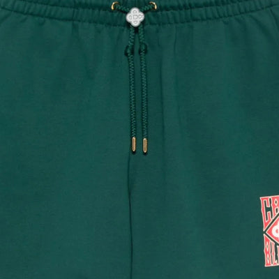 Casablanca Shorts Gothic Stacked Logo Green