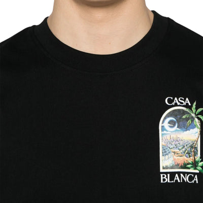 Casablanca T-Shirt La Night Black