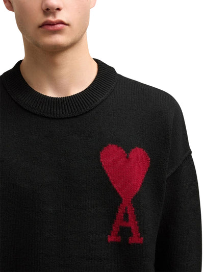 Ami Sweater Logo Black
