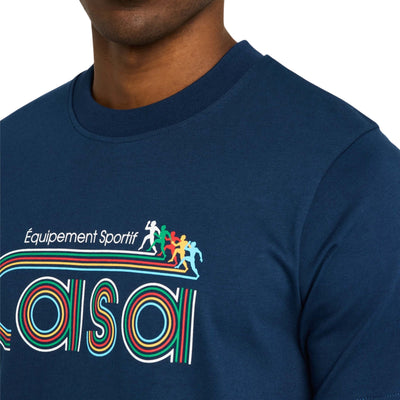 Casablanca T-Shirt Equipment Sportif Navy