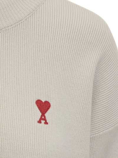 Ami Sweater Logo Chalk