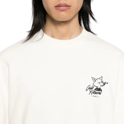 Cafe Kitsune Sweater Fox Relaxed Tapioca