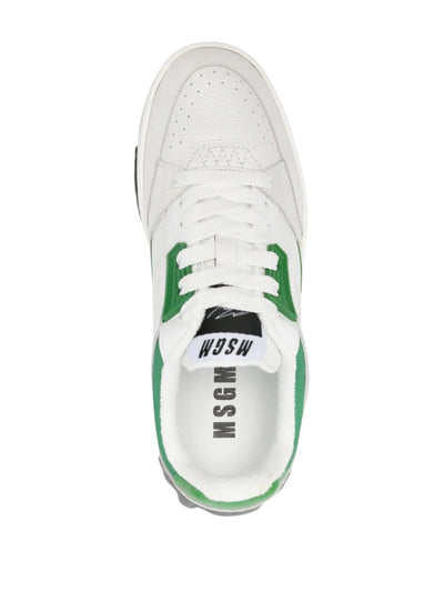 Msgm Sneaker Trainers Green-White