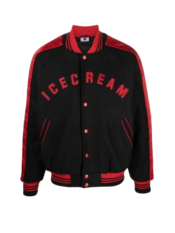Ice-Cream Jacket Cones & Bones Varsity Black-Red