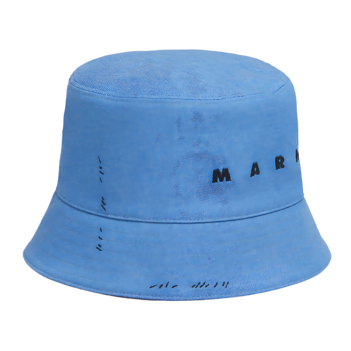 Marni Bucket Hat Logo Baby Blue
