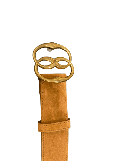 Bally Belt Buckle Gold-Tan