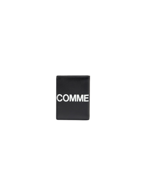 Comme Des Garcons Wallet Logo Black